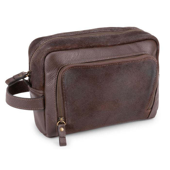 Necessaire Couro Legítimo Café CN