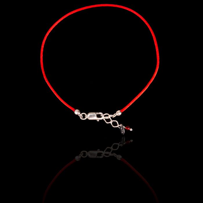 Pulseira Fio de Seda extensor Prata 925