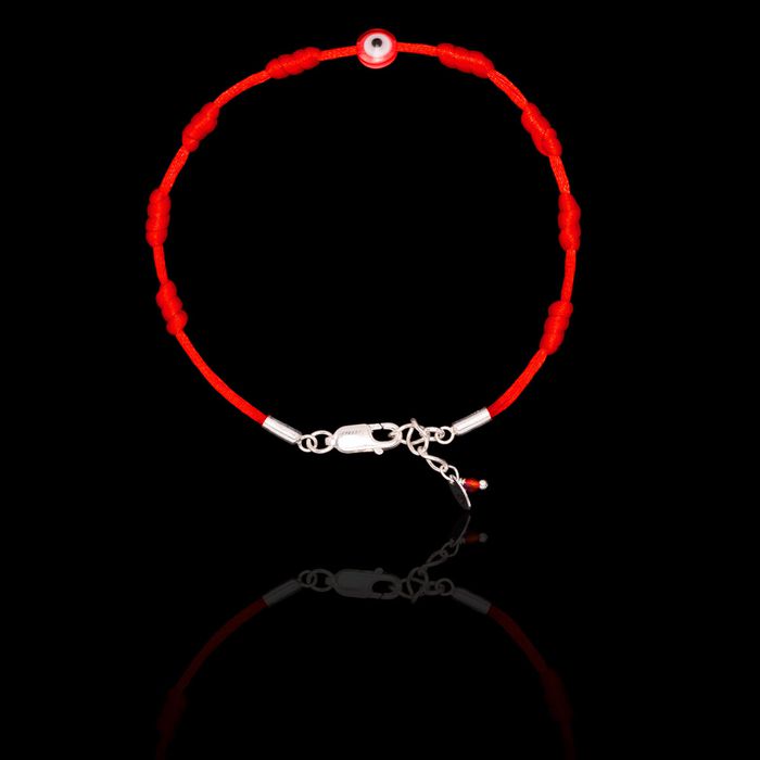 Pulseira Nós com Olho Grego Prata 925
