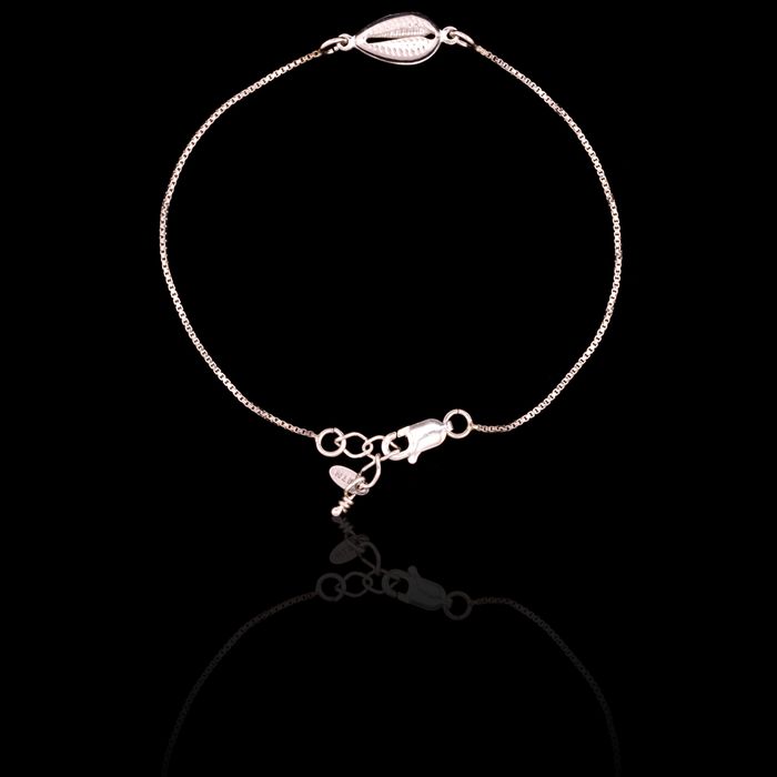 Pulseira Búzio 11x7mm Prata 925 