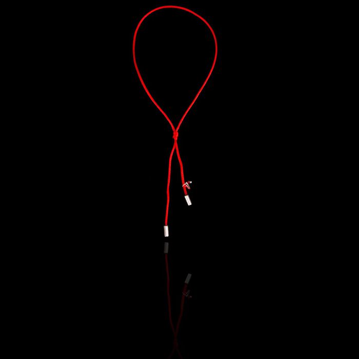 Pulseira Fio de Seda Vermelho com terminais em Prata 925 (Nó Fixo)