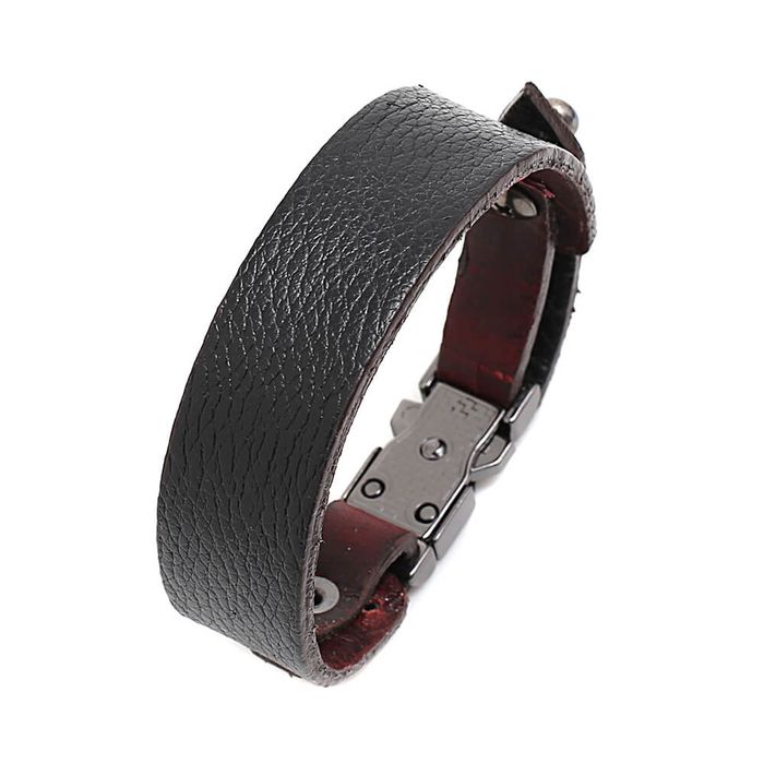 Pulseira Mp112 Couro Preto