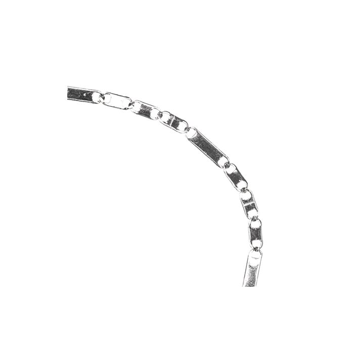 Pulseira Elos Vazados 4 mm Aço Inox