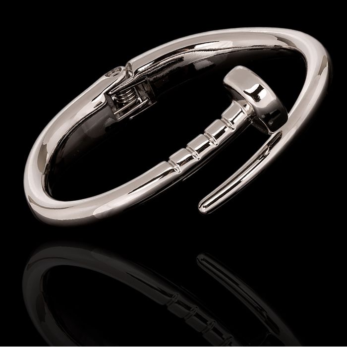 Pulseira Prego Zamac Prateado