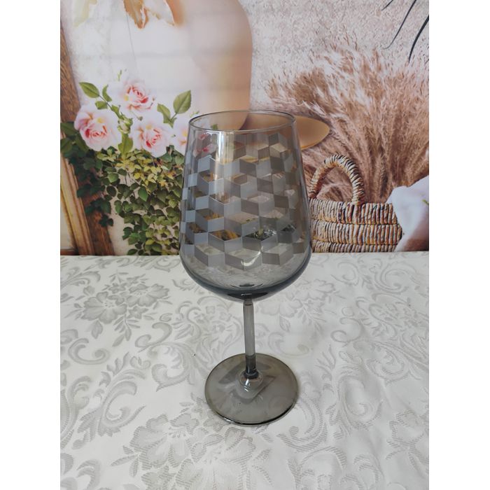 Taça Geo 490 ml Fumê 309169