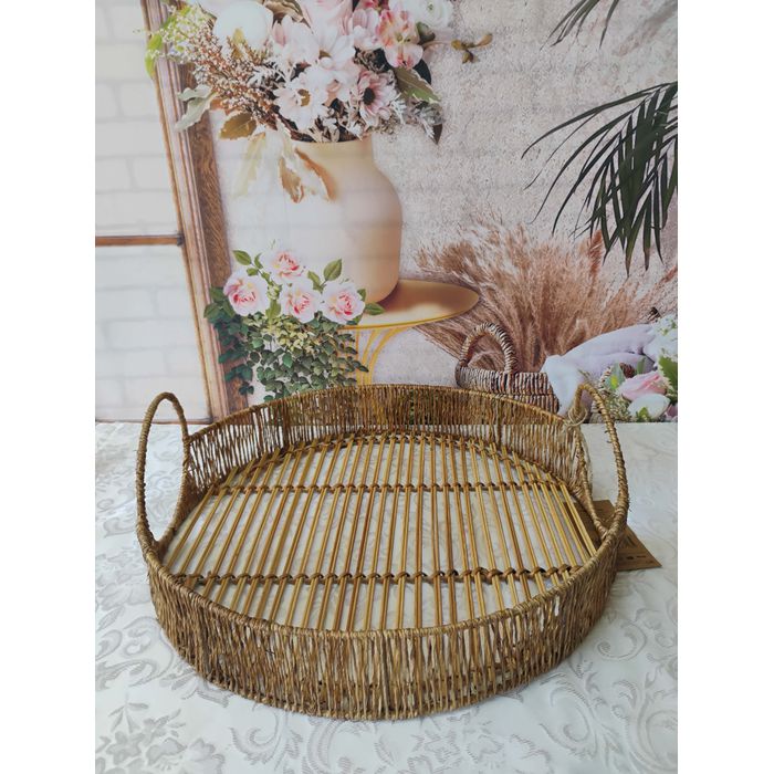 Bandeja Juta com Alça 40 cm 311021