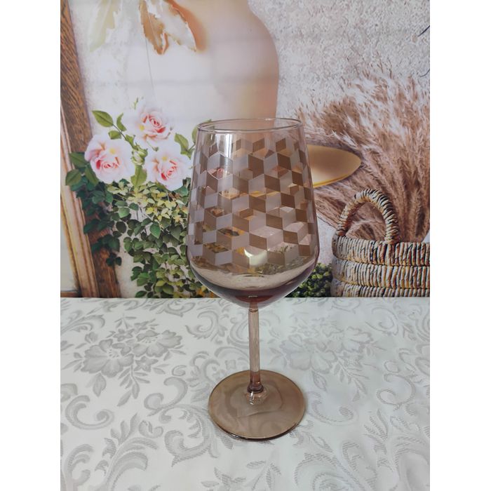 Taça Geo 490 ml Âmbar 309171