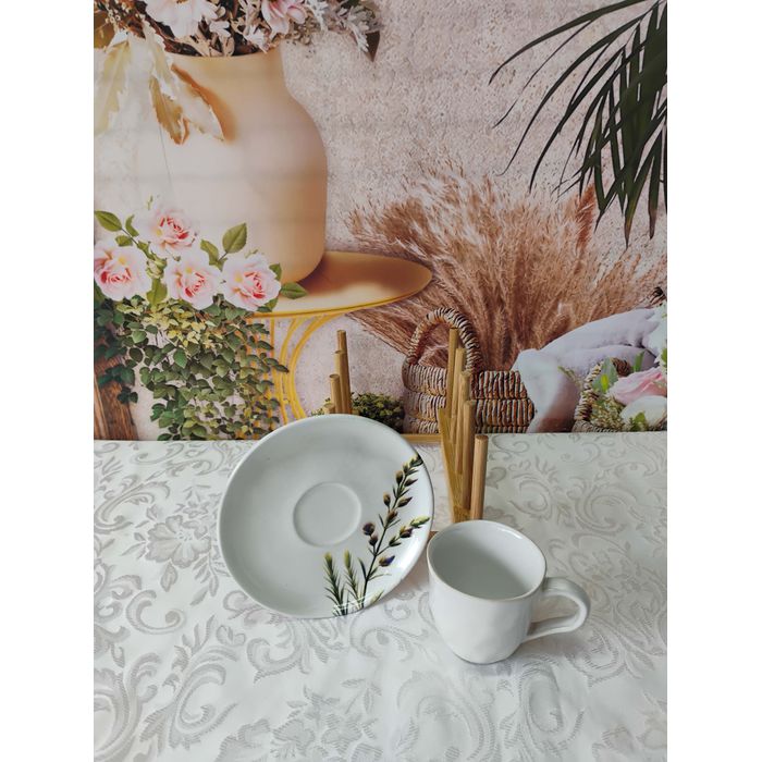 Xícara de Café com Pires Bio Passerina