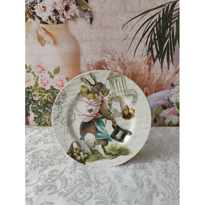 Prato Sobremesa Easter Vintage