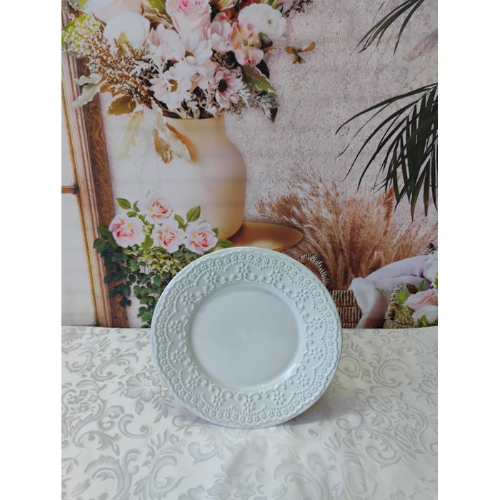 Prato Sobremesa Madeleine Branco