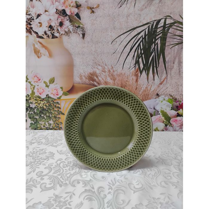 Prato Sobremesa Verde Esmeralda