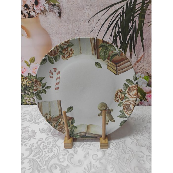 Prato Raso Coup Stoneware Postais de Natal