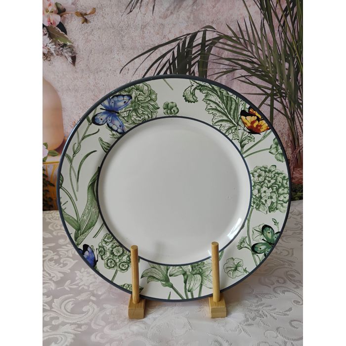 Prato Raso Campestre Fundo Branco