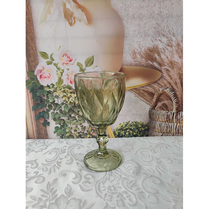 Taça de Vidro Diamont Verde Casita 330 ml 47908