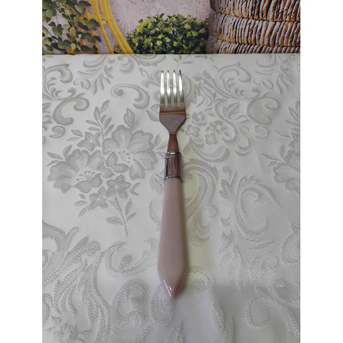 Garfo Inox para Mesa Stainless com cabo Rosa