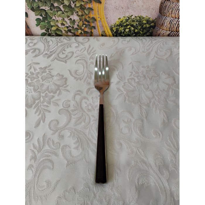 Garfo Inox para Mesa Belakaza cabo acabamento Madeira