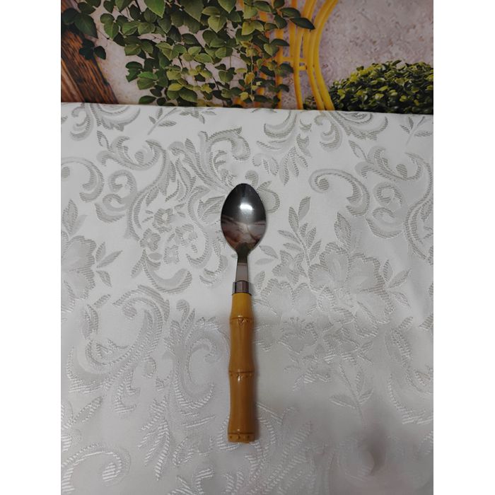 Colher de Sobremesa plástico bambu Rio Master 407195