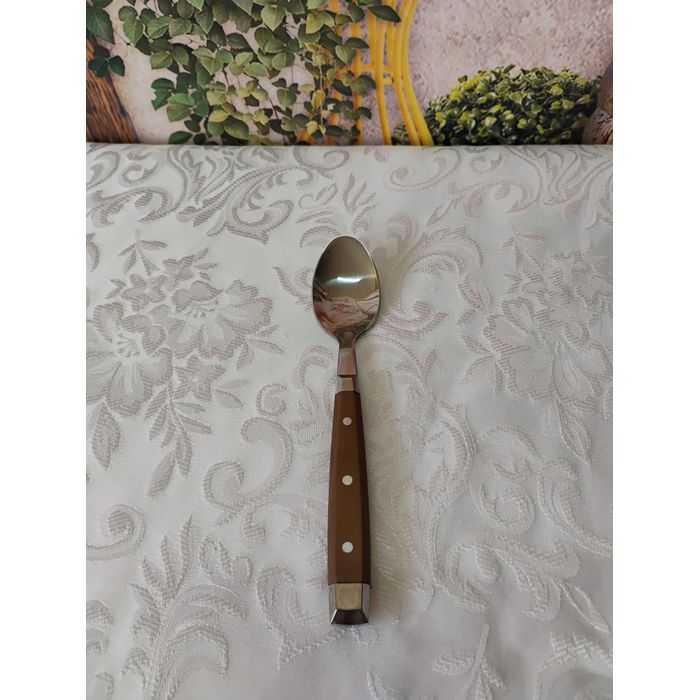 Colher de Sobremesa Cutlery Set cabo Marrom