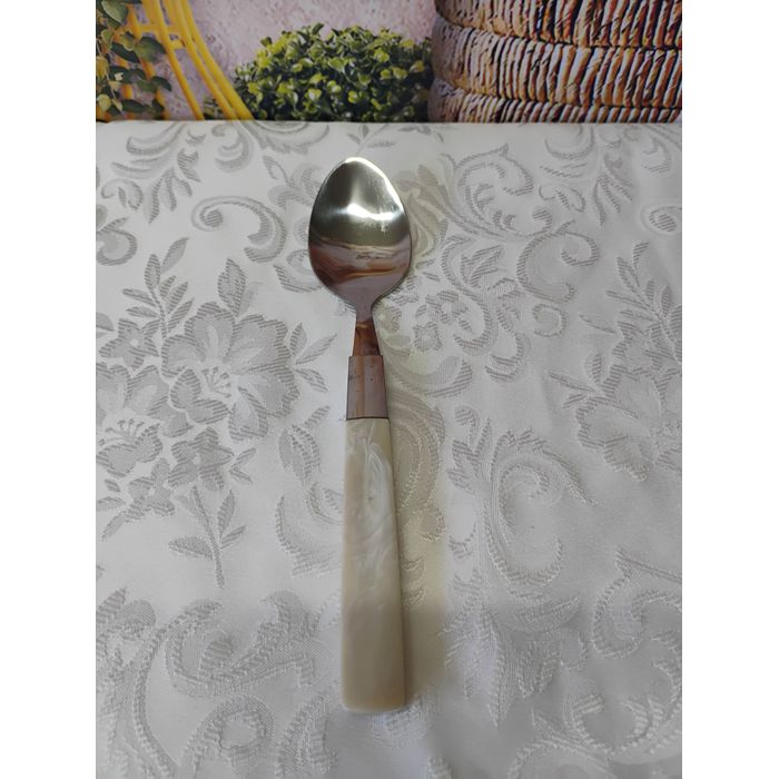 Colher para Mesa Gamma com cabo Bege