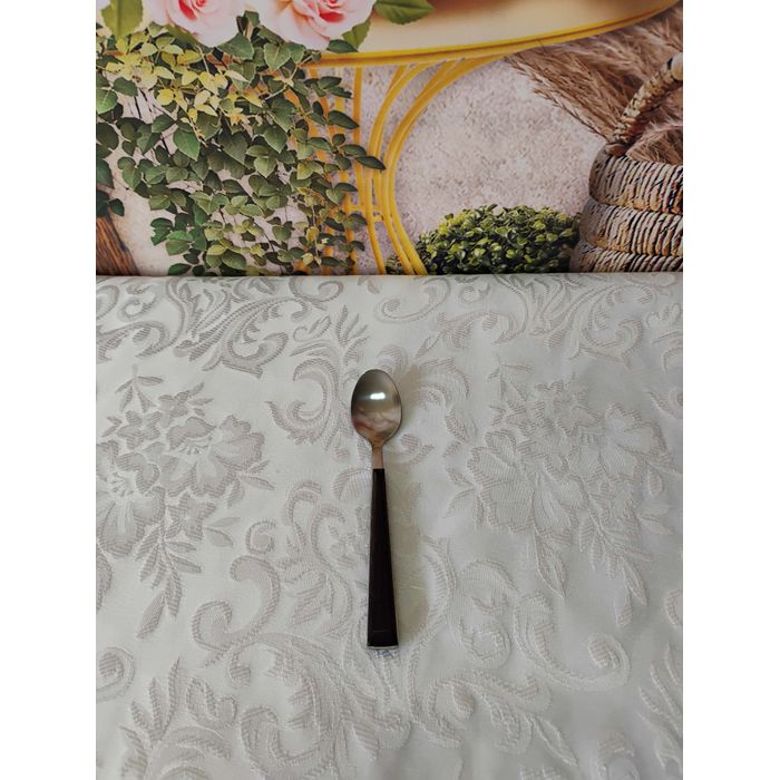 Colher de Chá Inox Belakaza cabo acabamento Madeira