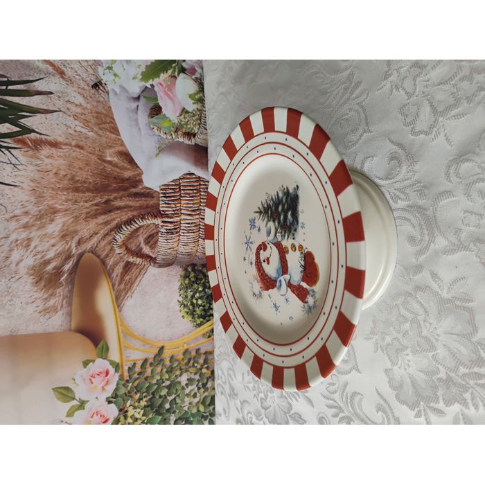 Boleira P Cute Christmas com Pé Boneco de Neve