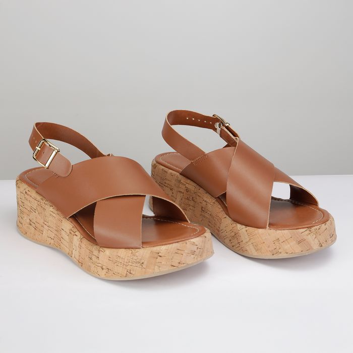 Flatform Vanusa Caramelo - NAYKAZUMI