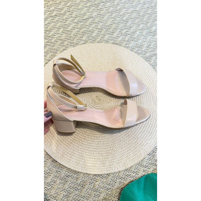 Sandália Gisele Nude 4,5 - NAYKAZUMI