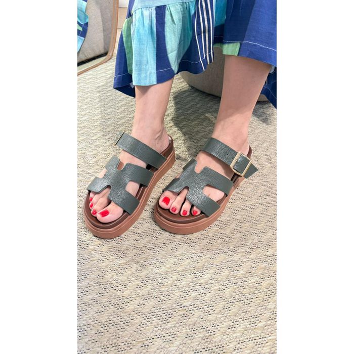 Flat Eloah Verde Militar - NAYKAZUMI