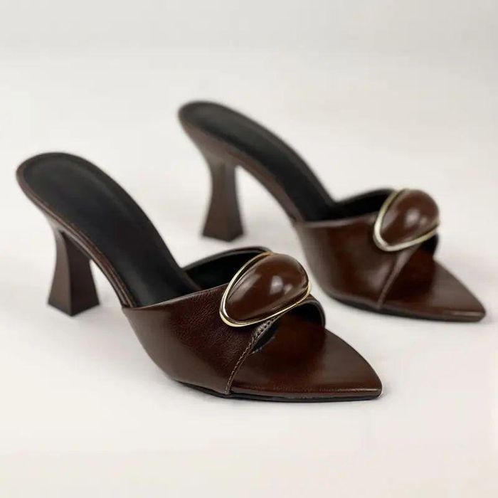 Tamanco Laís Marrom - NAYKAZUMI