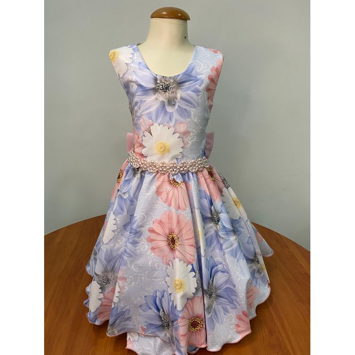 Vestido Flu Flu Floral - REINO DAS CRIANÇAS