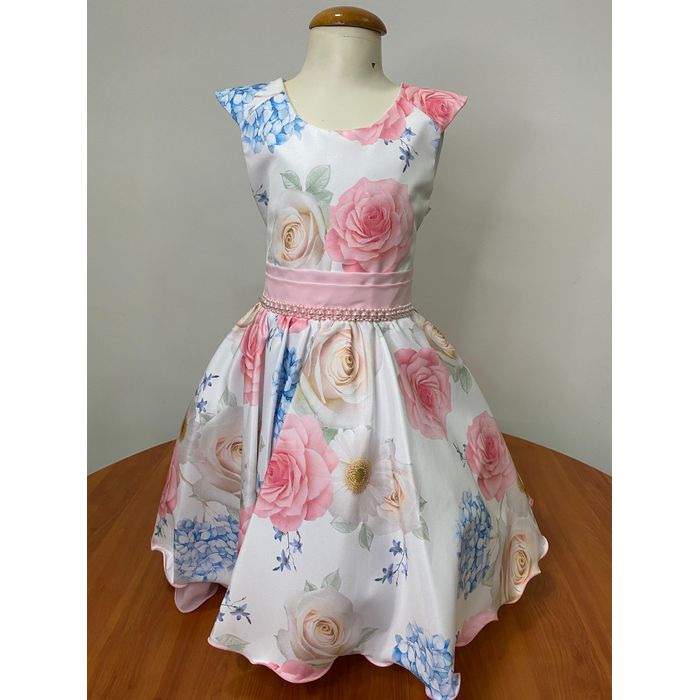 Vestido Flu Flu Floral - REINO DAS CRIANÇAS