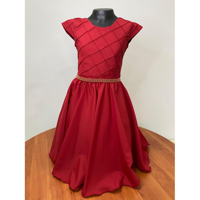 Vestido Flu Flu Vermelho - REINO DAS CRIANÇAS