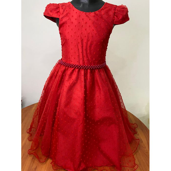 Vestido Sapequinha Vermelha - REINO DAS CRIANÇAS