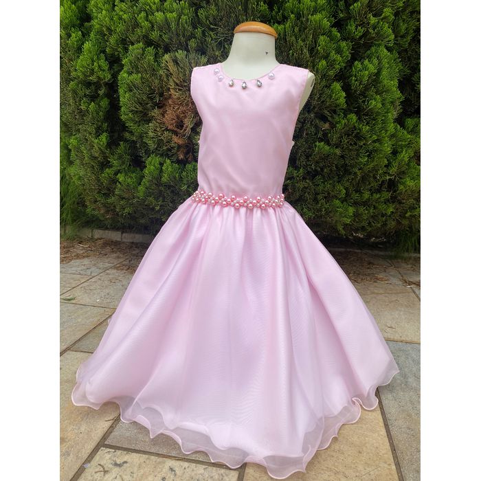 Vestido Mil Cores Rosa - REINO DAS CRIANÇAS