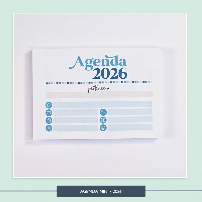 Agenda Mini 2026 - 2 dias