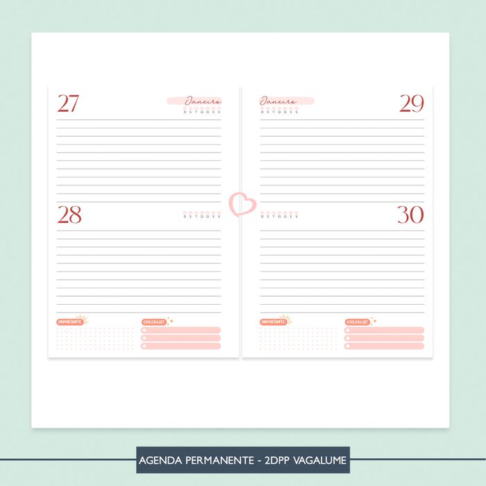 Agenda Permanente 2DPP - Vagalume