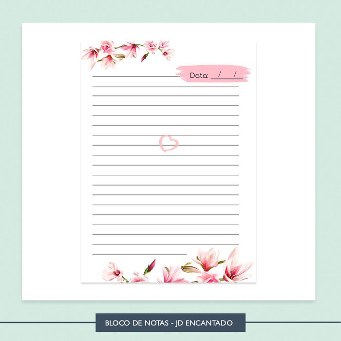 Bloco Notas - 2 em 1 Jd Encantado
