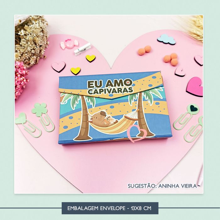 Mini Embalagem Envelope - KIT Kat