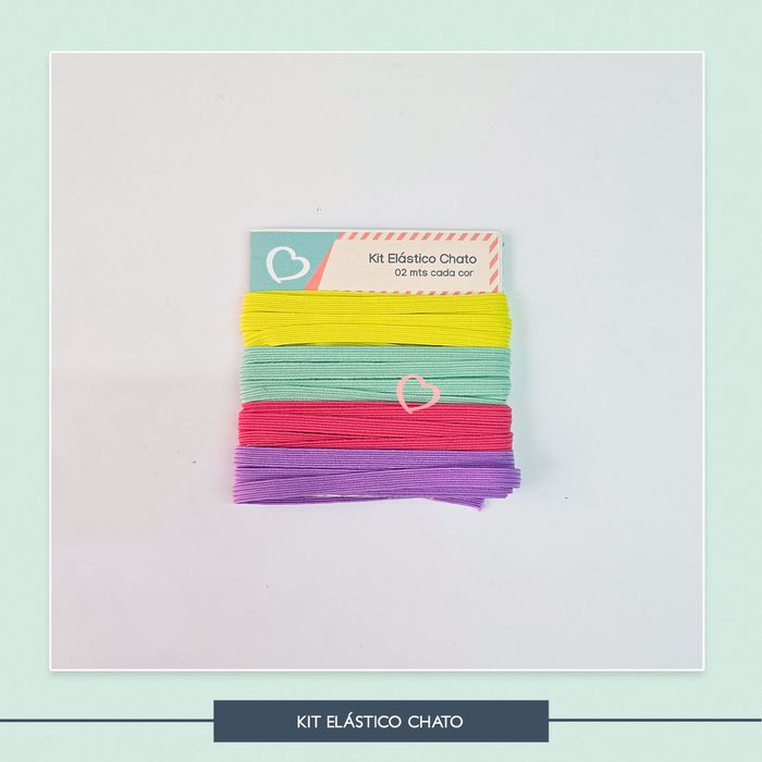 Kit Elástico Chato - 7 mm - Citrico