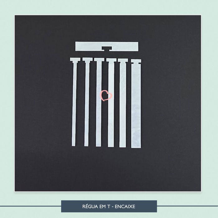 Kit Réguas em T - Encaixe