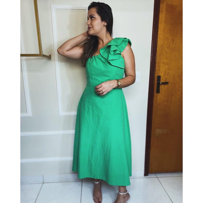 Vestido Mula Manca Verde - Thawana Alves Store