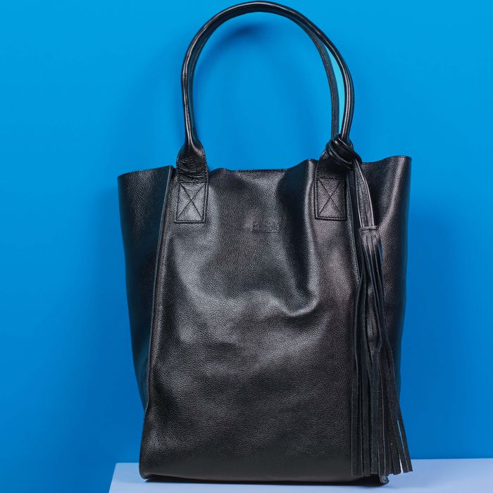 Bolsa de Couro - ÉVORA - Preta - Bubblê