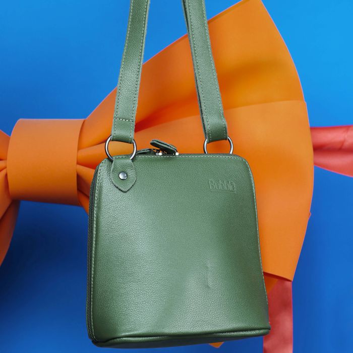 Bolsa de Couro - XODÓZINHA - Cacto - Bubblê