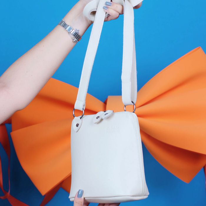 Bolsa de Couro - XODÓZINHA - Off White - Bubblê