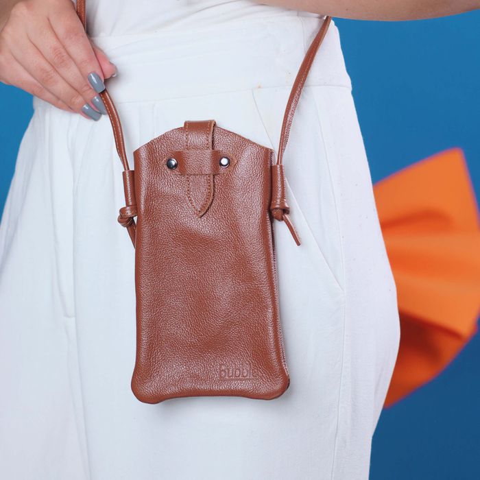 Bolsa PORTA CELULAR - Chocolate - Bubblê