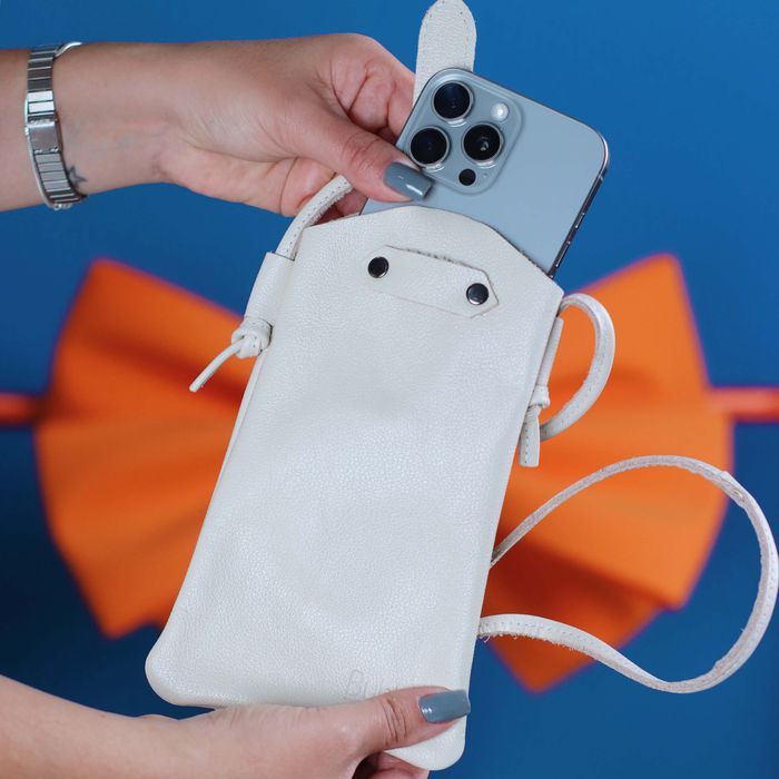Bolsa PORTA CELULAR - Off White - Bubblê