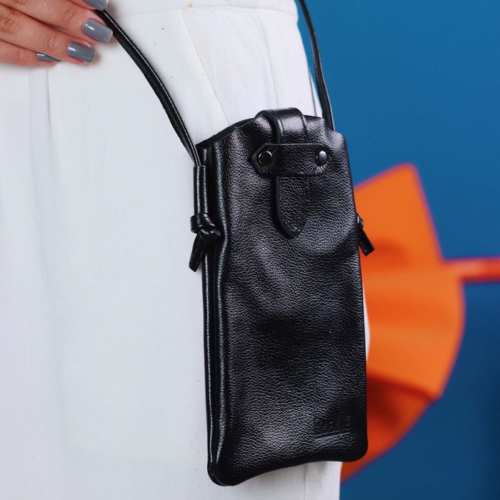 Bolsa PORTA CELULAR - Preta - Bubblê