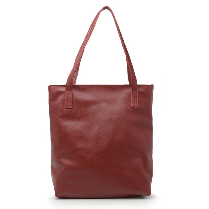 Bolsa de Couro - ENVELOPE - Vermelha - Bubblê