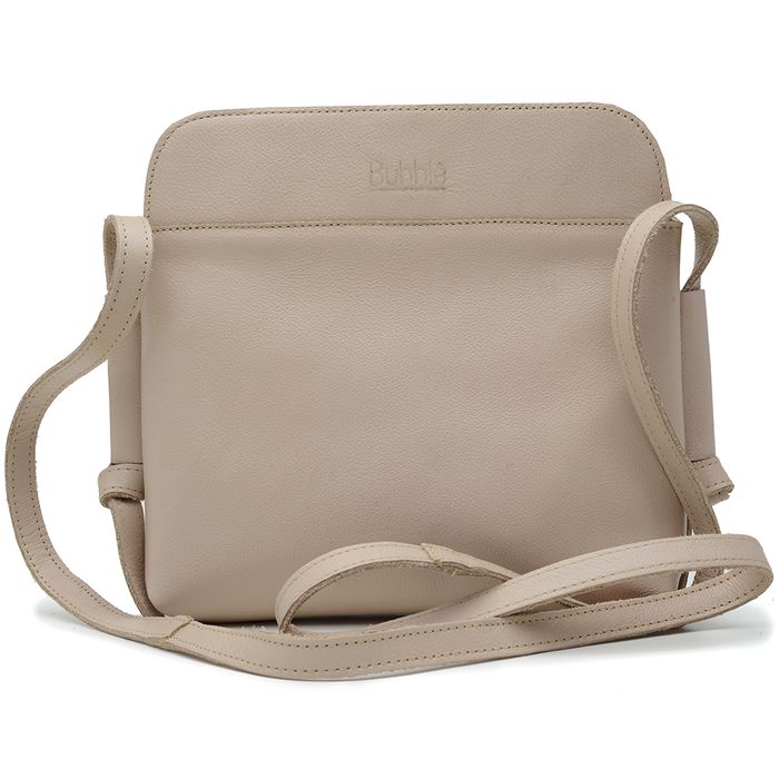 Bolsa de Couro - LIBERDADE - Nude - Bubblê