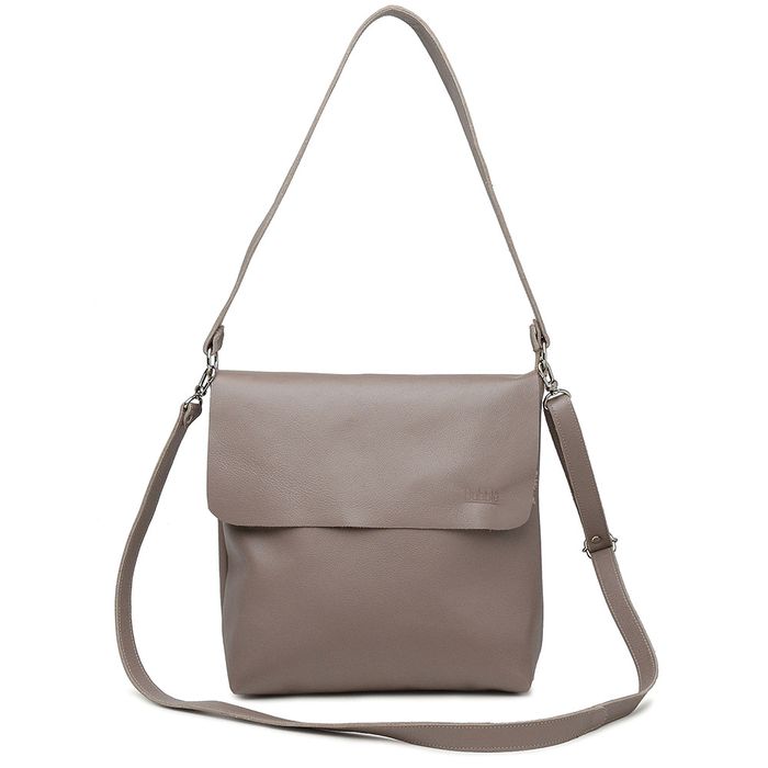 Bolsa de Couro - LOTUS - Amêndoa - Bubblê